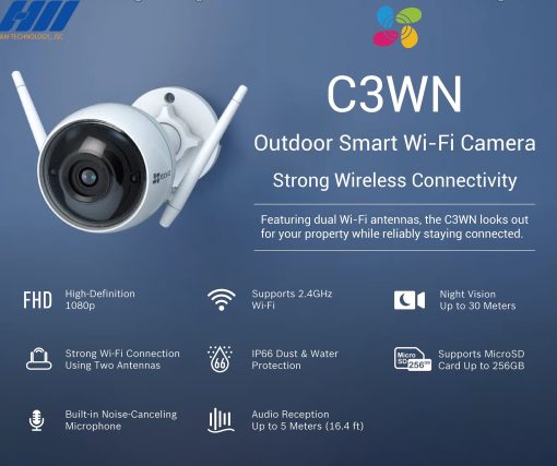 Camera EZVIZ C3WN 2MP Full HD 1080P