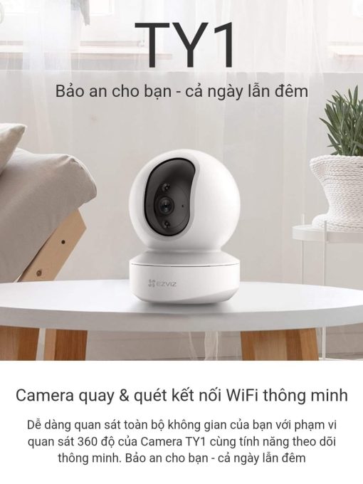 Camera không dây EZVIZ TY1 wifi HD1080P 2MP