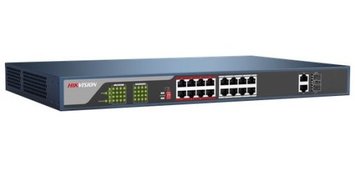 Switch mạng 16 cổng PoE 'DS-3E0318P-E(C)