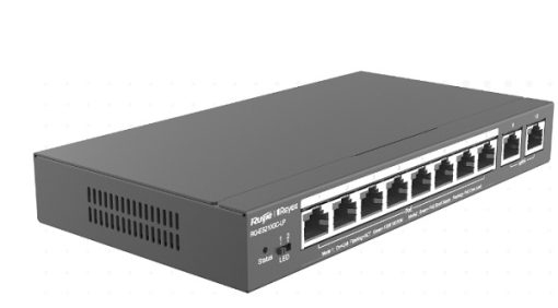 Switch POE Ruije 10 cổng RG-ES210GC-LP