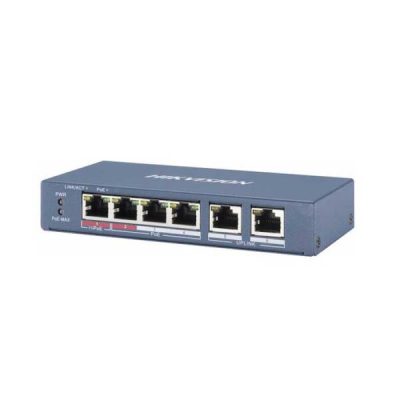 Switch mạng 4 cổng PoE DS-3E0106P-E/M