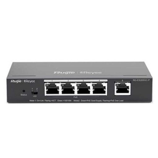 Switch POE Ruije 5 cổng RG-ES205GC-P