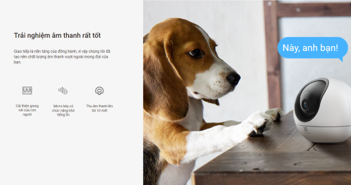 Camera Wi-Fi nhà thông minh EZVIZ H6 3K 5MP