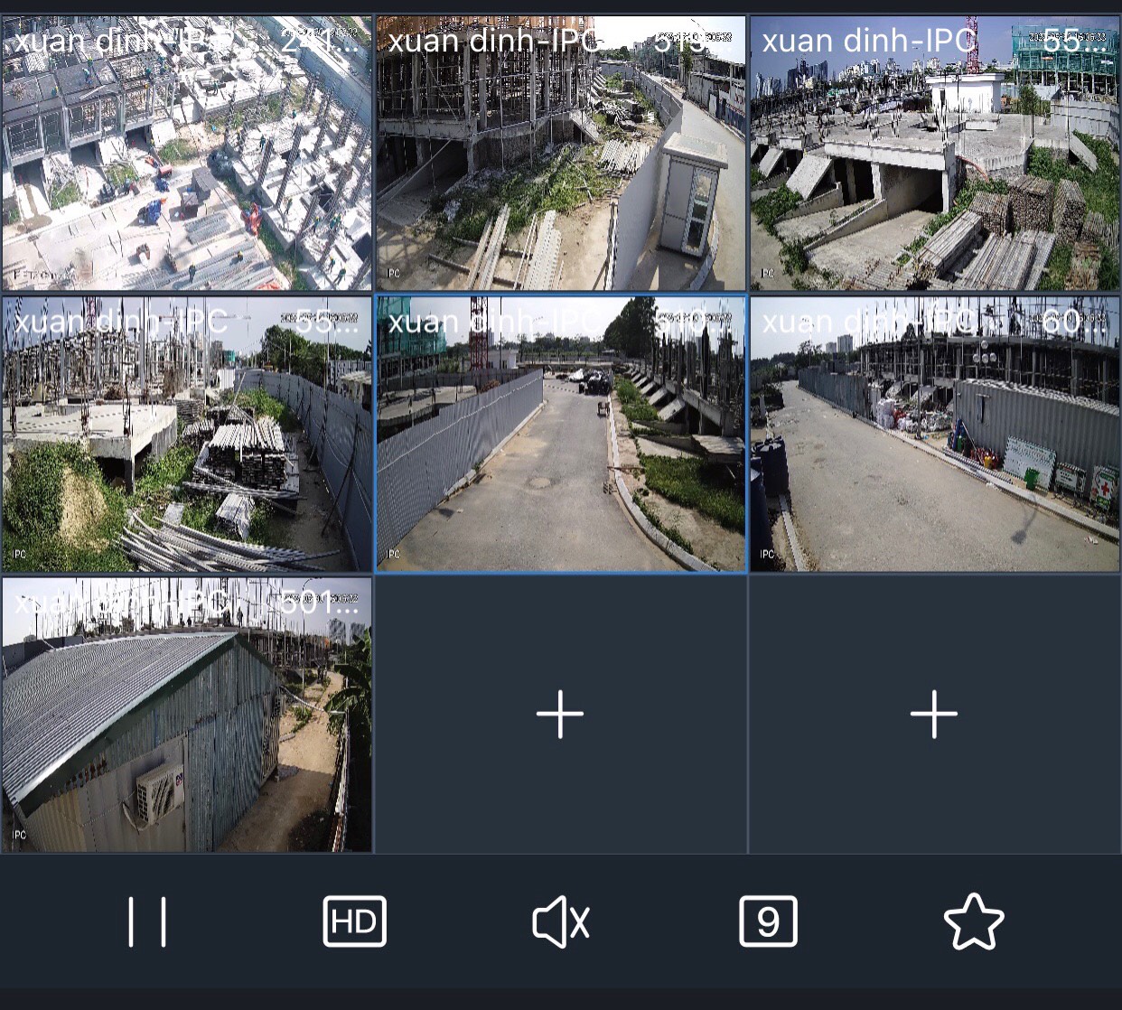Hệ thống camera giám sát công trình xây dựng hiện đại